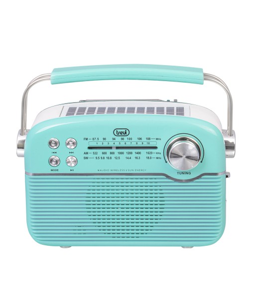 RADIO PORTABLE SOLAIRE RA 7F50 BT TURQOUISE TREVI