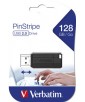 CLE USB PINSTRIPE 2.0  128GB NOIRE VERBATIM