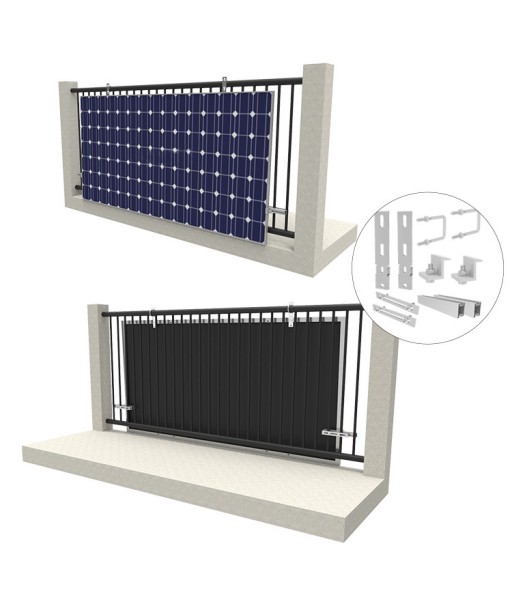 KIT DE SUPPORT BALCON POUR PANNEAUX SOLAIRE WONDER
