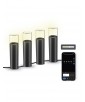 LOT DE 4 BALISES SMART LED COULEURS IP65 9,5M KSIX