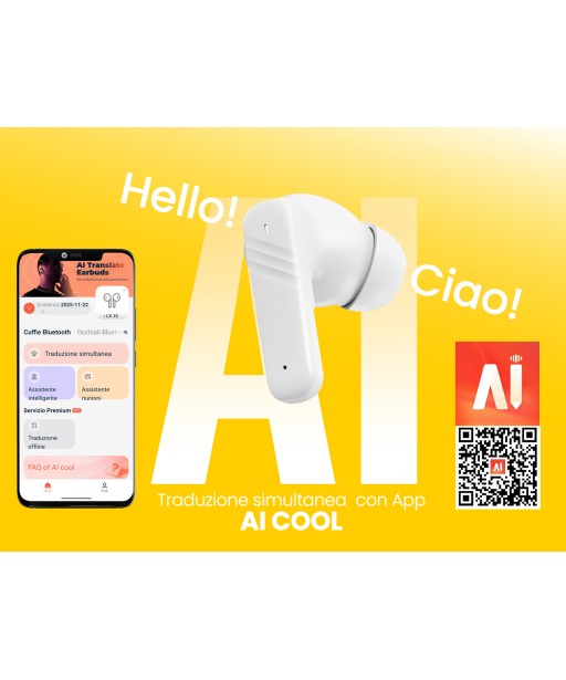 ECOUTEURS TRADUCTEURS EAR 100 AID BLANC TREVI