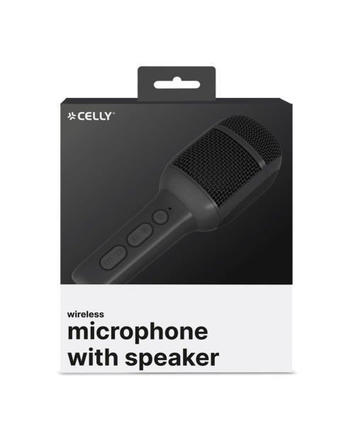 MICRO KARAOKE AVEC VOICE EFFECT NOIR CELLY