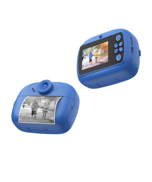 CAMERA AVEC IMPRESSION PHOTO POUR ENFANTS BLEU CELLY