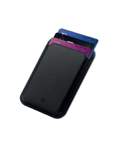 SUPPORT DE CARTES 3 PLACES COMPATIBLE MAGSAFE NOIR CELLY