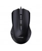 SOURIS FILAIRE ERGONOMIQUE 1200DPI NOIRE NILOX