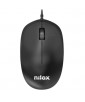 SOURIS FILAIRE 1200DPI NOIRE NILOX