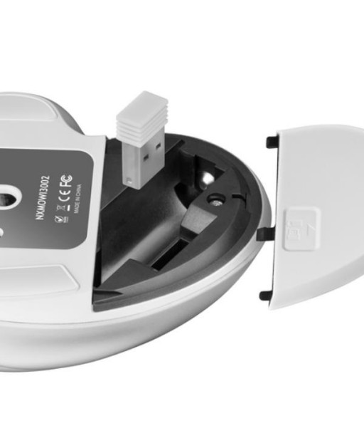 SOURIS SANS FIL ERGONOMIQUE 3200 DPI BLANCHE NILOX