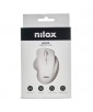SOURIS SANS FIL ERGONOMIQUE 3200 DPI BLANCHE NILOX