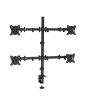 SUPPORT DE BUREAU POUR 4 ECRAN PC FIXE POUR ECRAN 13"-27" 180¡ OMEGA