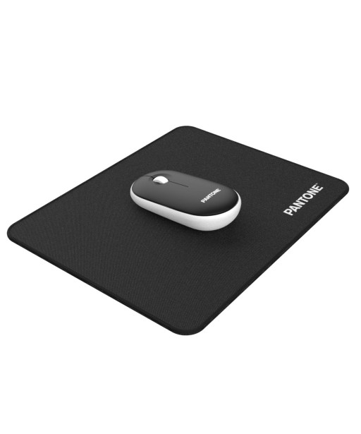 BUNDLE TAPIS + SOURIS SANS FIL NOIR PANTONE