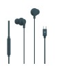 ECOUTEURS INTRAS COLOR  TYPE C BLEU AVEC MICRO CELLY