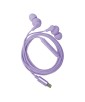 ECOUTEURS INTRAS COLOR  TYPE C VIOLET AVEC MICRO CELLY