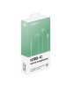 ECOUTEURS INTRAS COLOR  TYPE C VERT AVEC MICRO CELLY