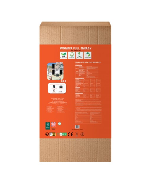 KIT PANNEAU SOLAIRE PLUG AND PLAY 600FLX 600W WONDER