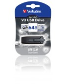 CLE USB V3 USB3 64GB NOIRE VERBATIM