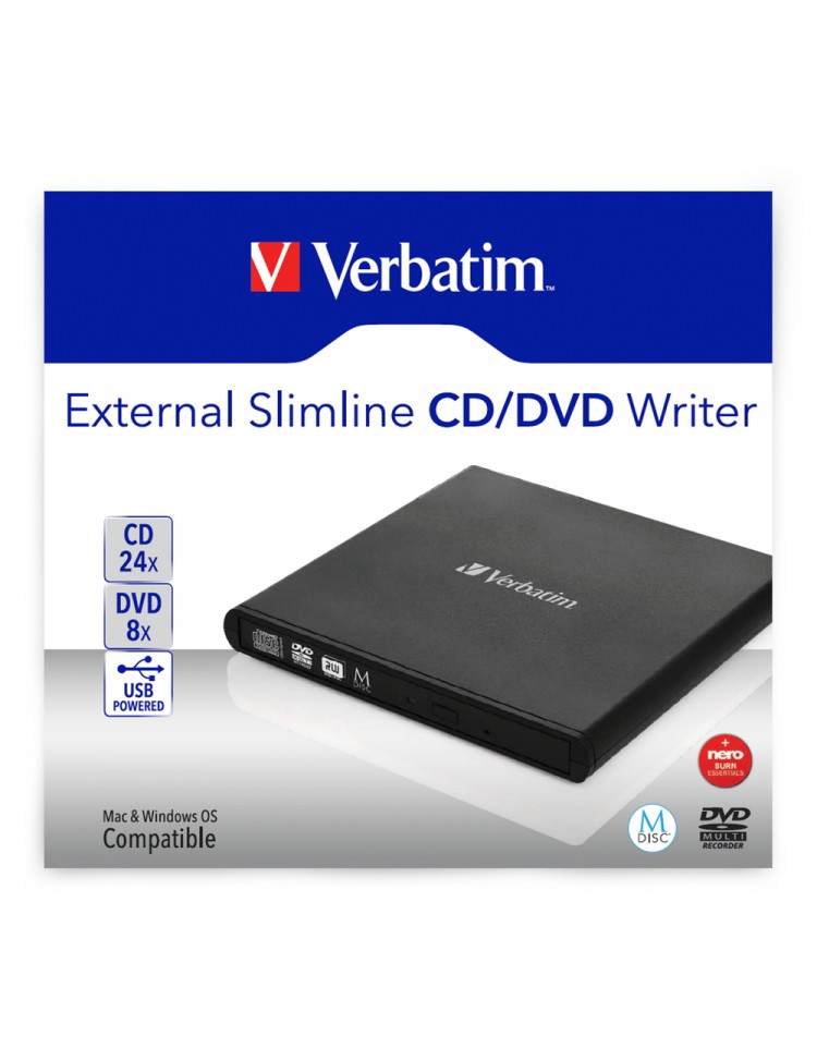 Graveur cd/dvd externe VERBATIM - Modèle : 98938…