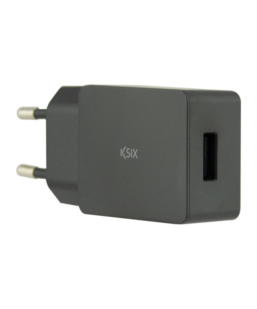 CHARGEUR SECTEUR 2,4A + CABLE USB TYPE C KSIX