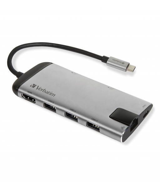 HUB USB C 7 EN 1 HDMI 4K VERBATIM