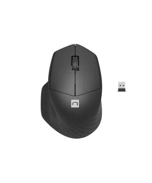 SOURIS SANS FIL ET BT 1600DPI SISKIN 2 NOIRE NATEC