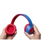 CASQUE BT5 ARCEAU BOBO KIDS BLEU ROUGE POWERLOCUS