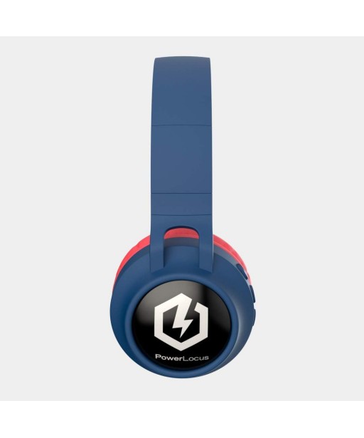 CASQUE BT5 ARCEAU BUDDY KIDS ROUGE BLEU POWERLOCUS