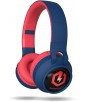 CASQUE BT5 ARCEAU BUDDY KIDS ROUGE BLEU POWERLOCUS