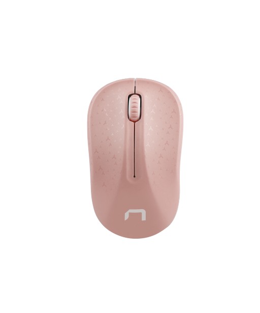 SOURIS NATEC TOUCAN SANS FIL 1600DPI OPTIQUE ROSE-BLANCHE NATEC