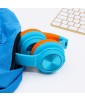 CASQUE BT5 ARCEAU PLED KIDS BLEU ORANGE POWERLOCUS