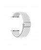 BRACELET POUR APPLE WATCH ET URBAN  TEXTILE BLANC KSIX