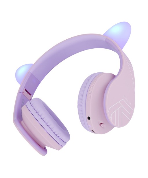 CASQUE BT5 ARCEAU P2 KIDS OREILLE ROSE  POWERLOCUS