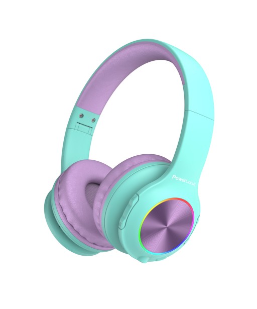 CASQUE BT5 ARCEAU PLED KIDS BLEU VIOLET POWERLOCUS