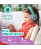 CASQUE BT5 ARCEAU PLED KIDS BLEU VIOLET POWERLOCUS