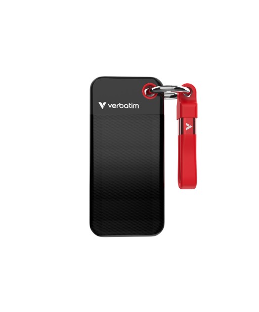 SSD POCKET USB 3.1 GEN2 1TE NOIR ROUGE VERBATIM