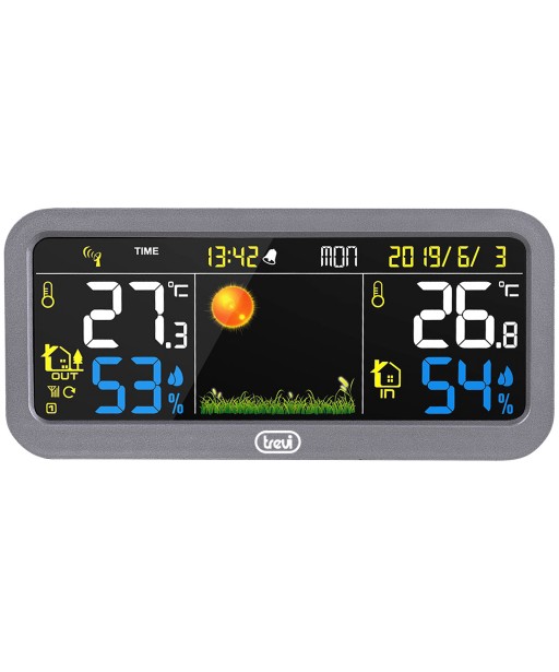 STATION METEO MULTIFONCTIONS GRAND ECRAN ME 3P20 RC TREVI