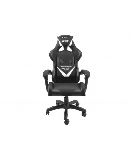 CHAISE GAMING  AVENGER L NOIR-BLANC FURY