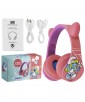 CASQUE BT5 ARCEAU KIDS SCHTROUMPF ROSE POWERLOCUS