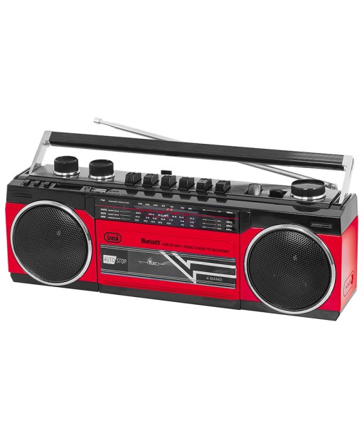 RADIO K7 BT ROUGE USB SD RR 501 BT TREVI