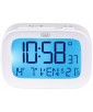 REVEIL AVEC THERMOMETRE SLD 3850 BLANC TREVI