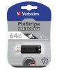 CLE USB PINSTRIPE USB3 64GB NOIRE VERBATIM