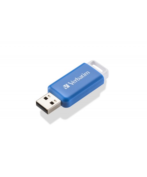 CLE USB DATABAR  BLEUE 64 GB VERBATIM