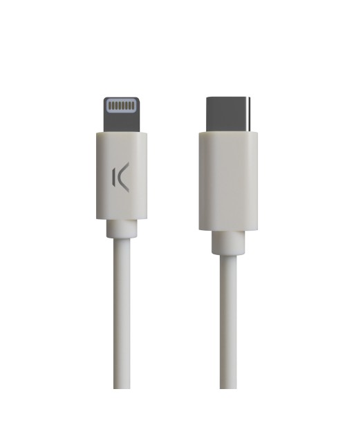 CABLE USB TYPE C LIGHTNING  1M MFI KSIX