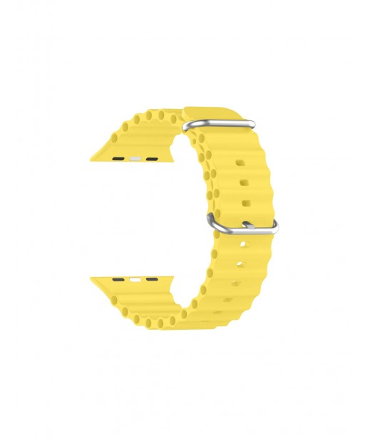 BRACELET POUR APPLE WATCH ET URBAN MARINE  JAUNE KSIX