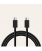 CABLE USB C VERS USB TYPE C 12W 1M NOIR KSIX