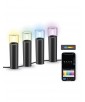 LOT DE 4 BALISES SMART LED COULEURS IP65 6M KSIX