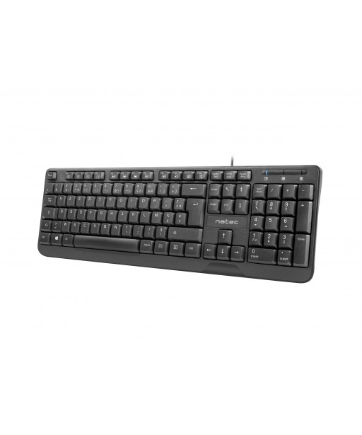 CLAVIER FILAIRE USB TROUT FR NOIR NATEC