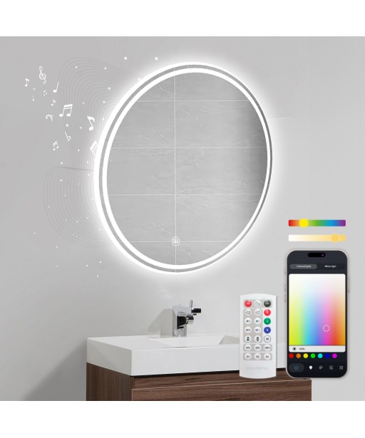 MIROIR CONNECTE ROND OASIS 70CM  KSIX