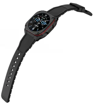 Montre connectee zenthium noire — KSIX, vue 3