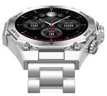 Montre connectee titanium argent — KSIX, vue 3