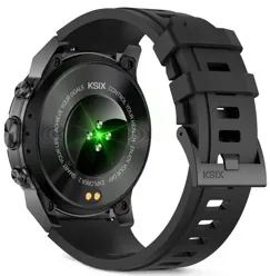 Montre connectee explorer 2 GPS noire — KSIX, vue 3