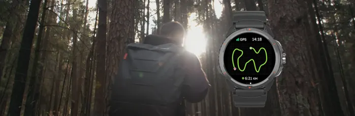 Smartwatch 2 noire — HAMMER, vue 1